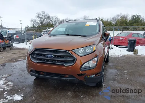 2018 Ford Ecosport Ses z USA, uszkodzony, nr VIN MAJ6P1CL7JC162182